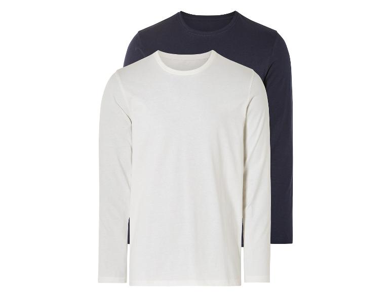 2 heren shirts met lange mouwen