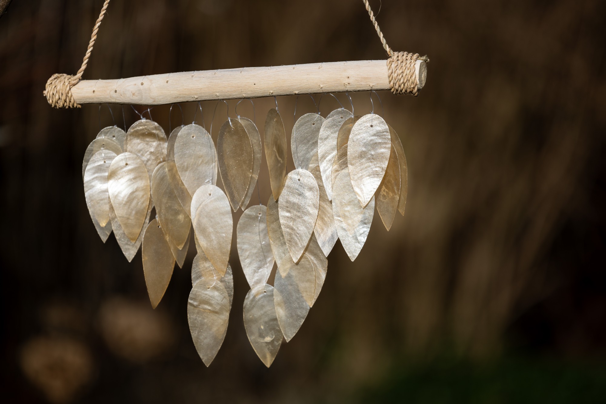 Muschel-Windspiel natur, B 30 cm, H 25 cm, L 4 cm günstig bestellen
