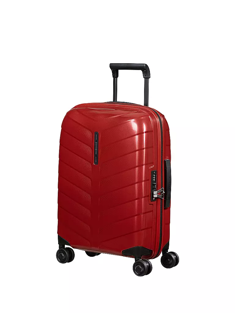 SAMSONITE Trolley ATTRIX SPINNER 55 erweiterbar Red rot