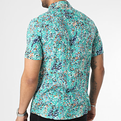 Chemise Manches Courtes Vert