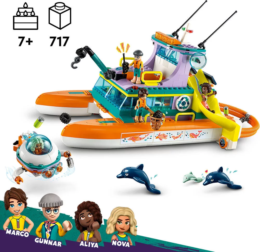 LEGO®FRIENDS 41734 - LE BATEAU DE SAUVETAGE EN MER