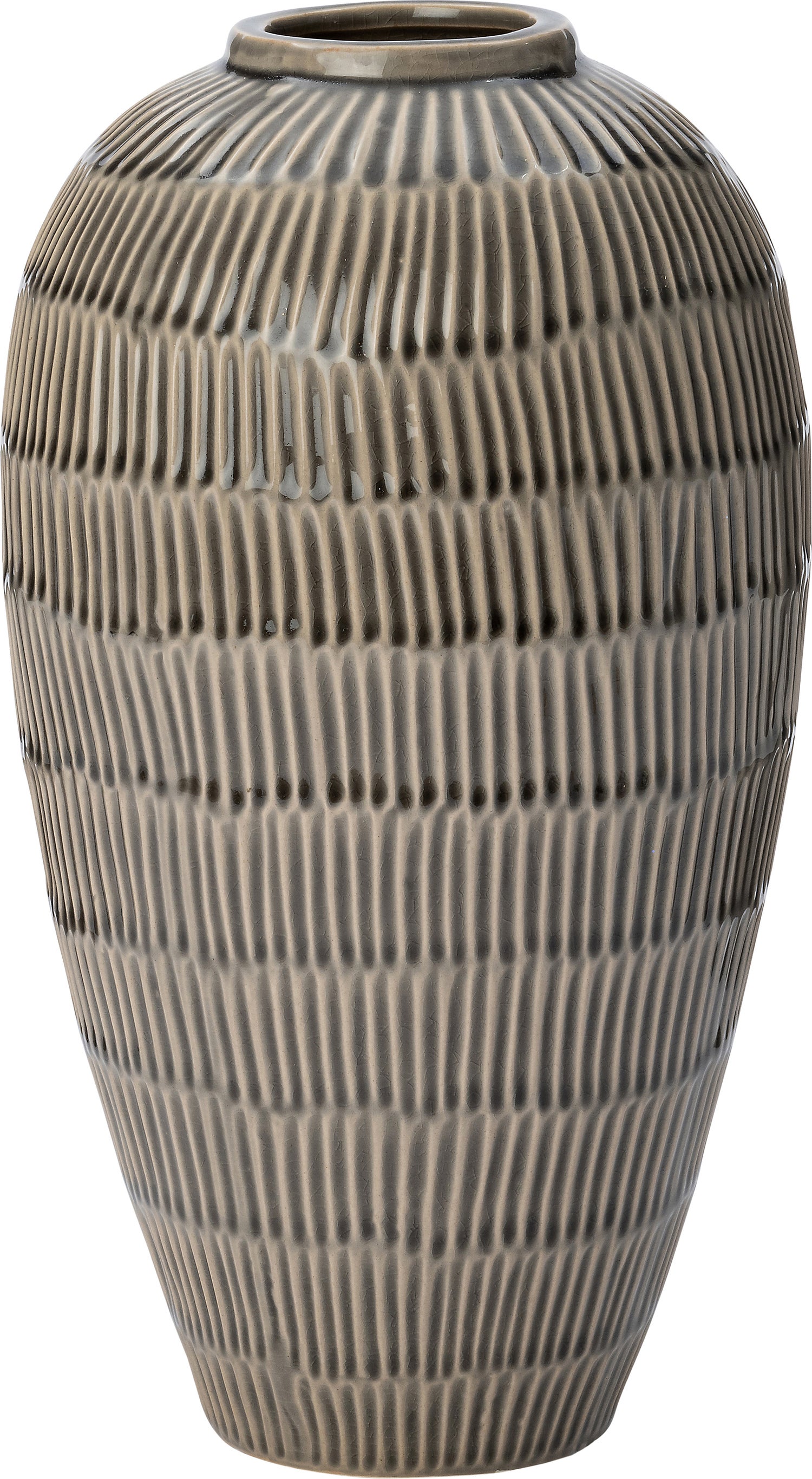 Intratuin vaas Lissi zwart / wit D 17 H 29,5 cm