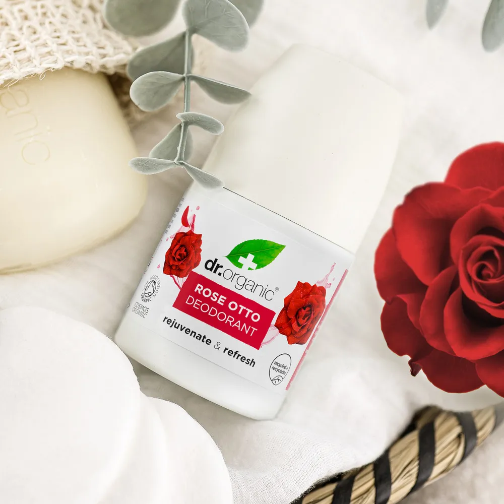 Dr. Organic Rose Otto Roll-On Deodorant - 50 ml