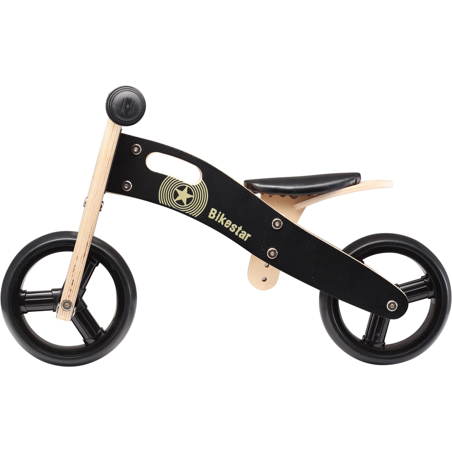 Bikestar Laufrad 7 Zoll Holz schwarz