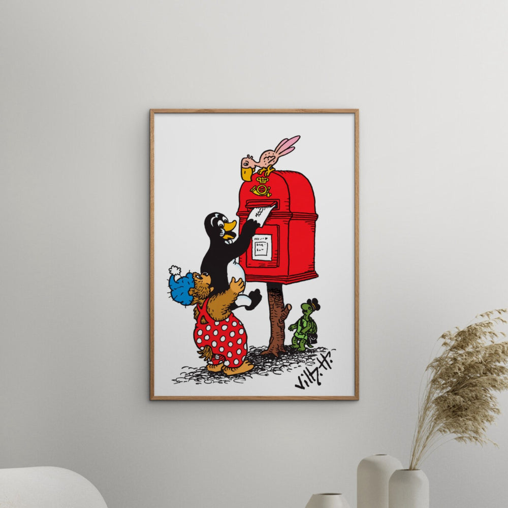 Køb Poster & Frame Dansk Plakatkunst - Postkassen