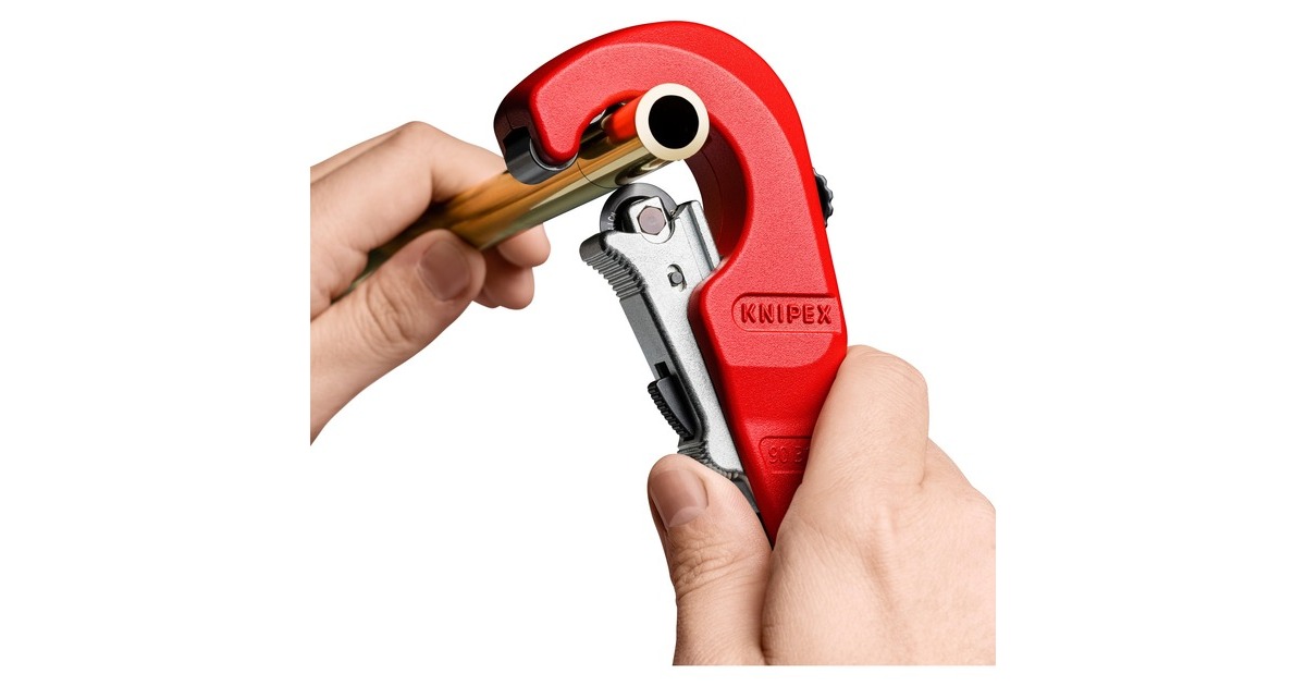 KNIPEXBuissnijder TubiX 90 31 02 BK pijpsnijder  (Rood, Ø 6 - 35mm)