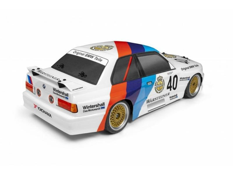 HPI Tourenwagen RS4 Sport 3 BMW M3 4WD, RTR, 1:10 BMW E30 M3 WARSTEINER auf HPI RS4 Sport 3 Tourenwagen Chassis