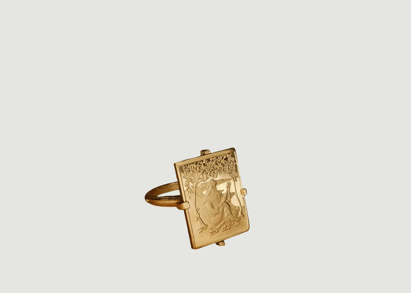 Bague Sous les agrumes, la fileuse de Jasmin. Atelier Indépendant