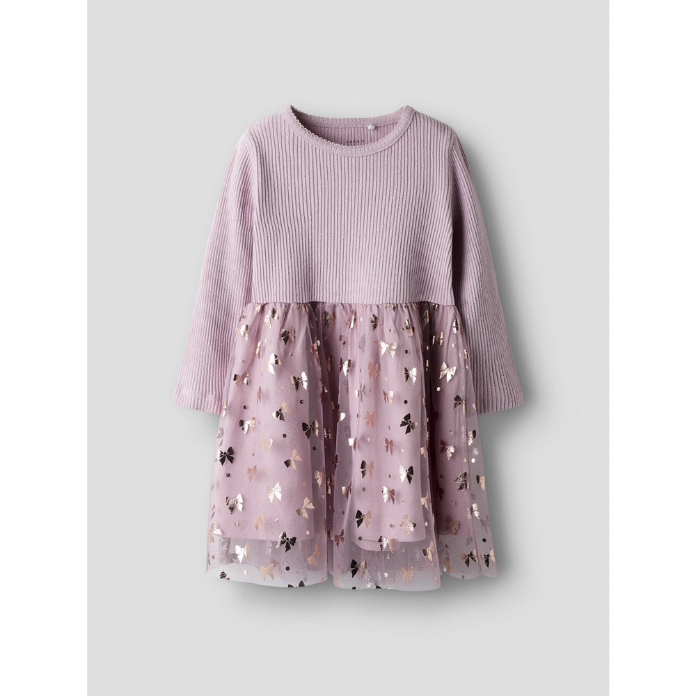 Køb Name It Keepsake Lilac Nmfrosally Ls Dress