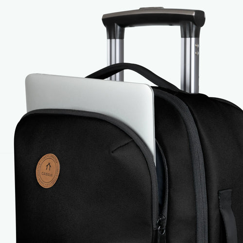 Valise souple 2 roues XS Berlin noir