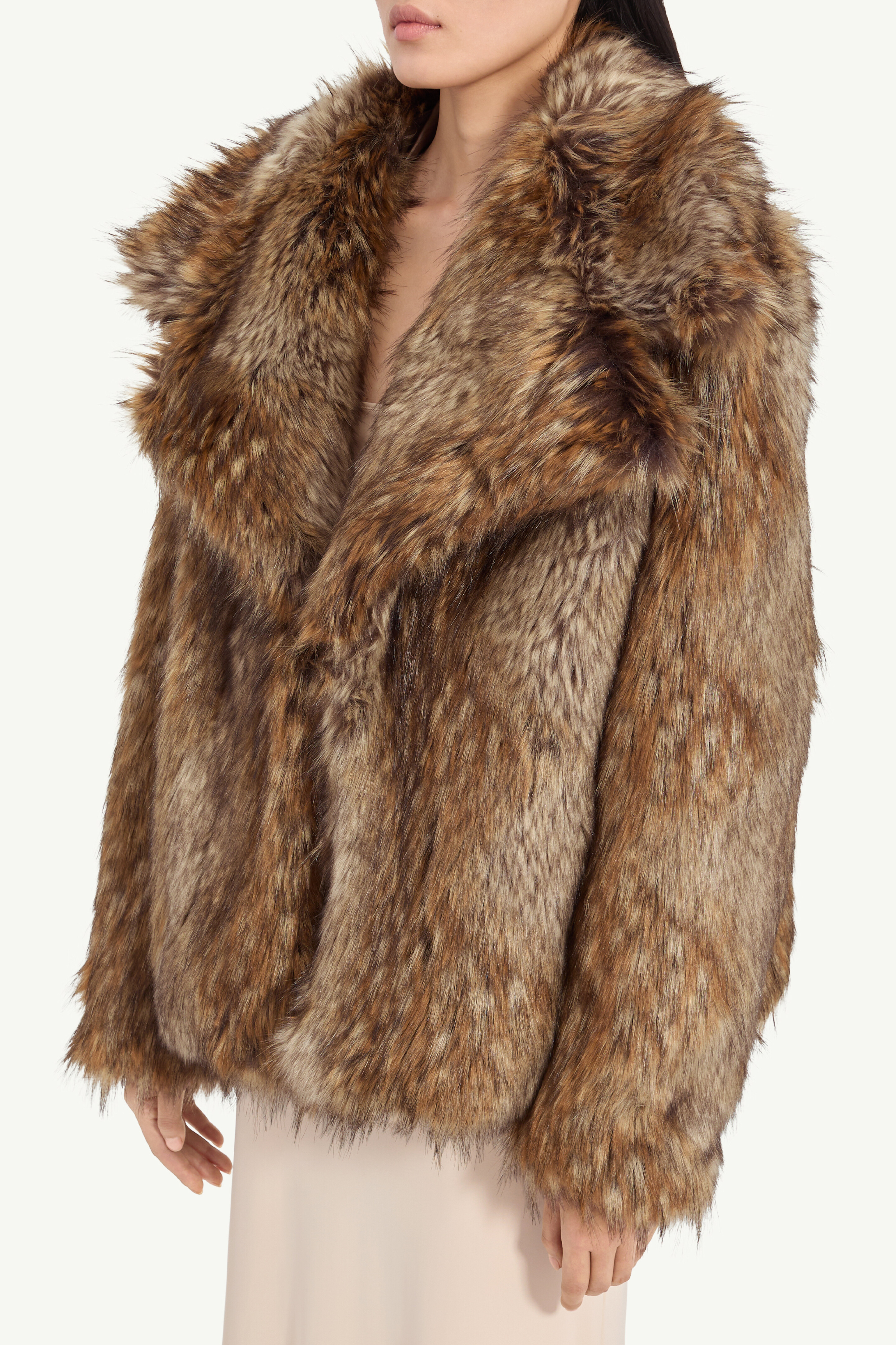 Chemise en fourrure artificielle