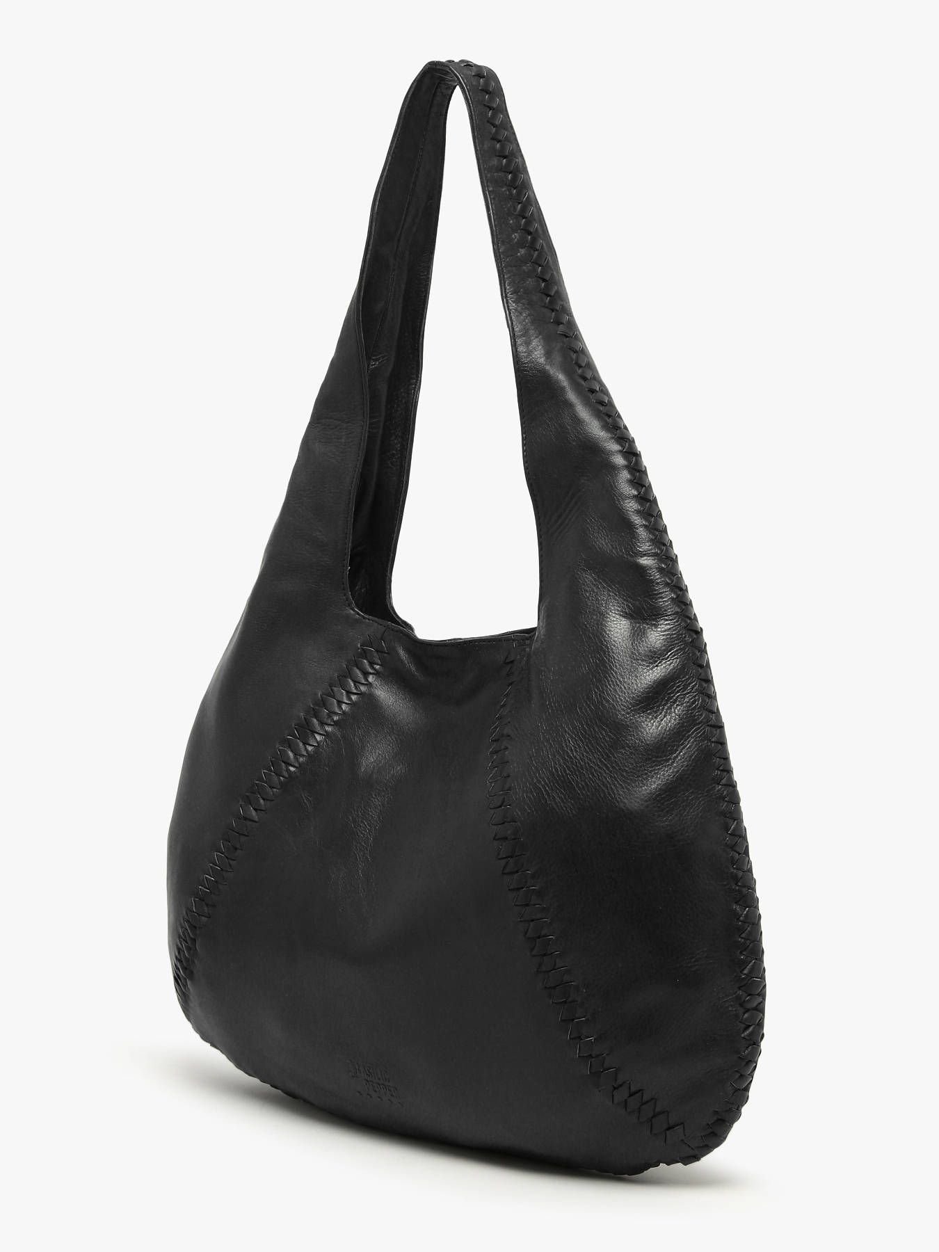 Sac port paule Milan cuir BASILIC PEPPER