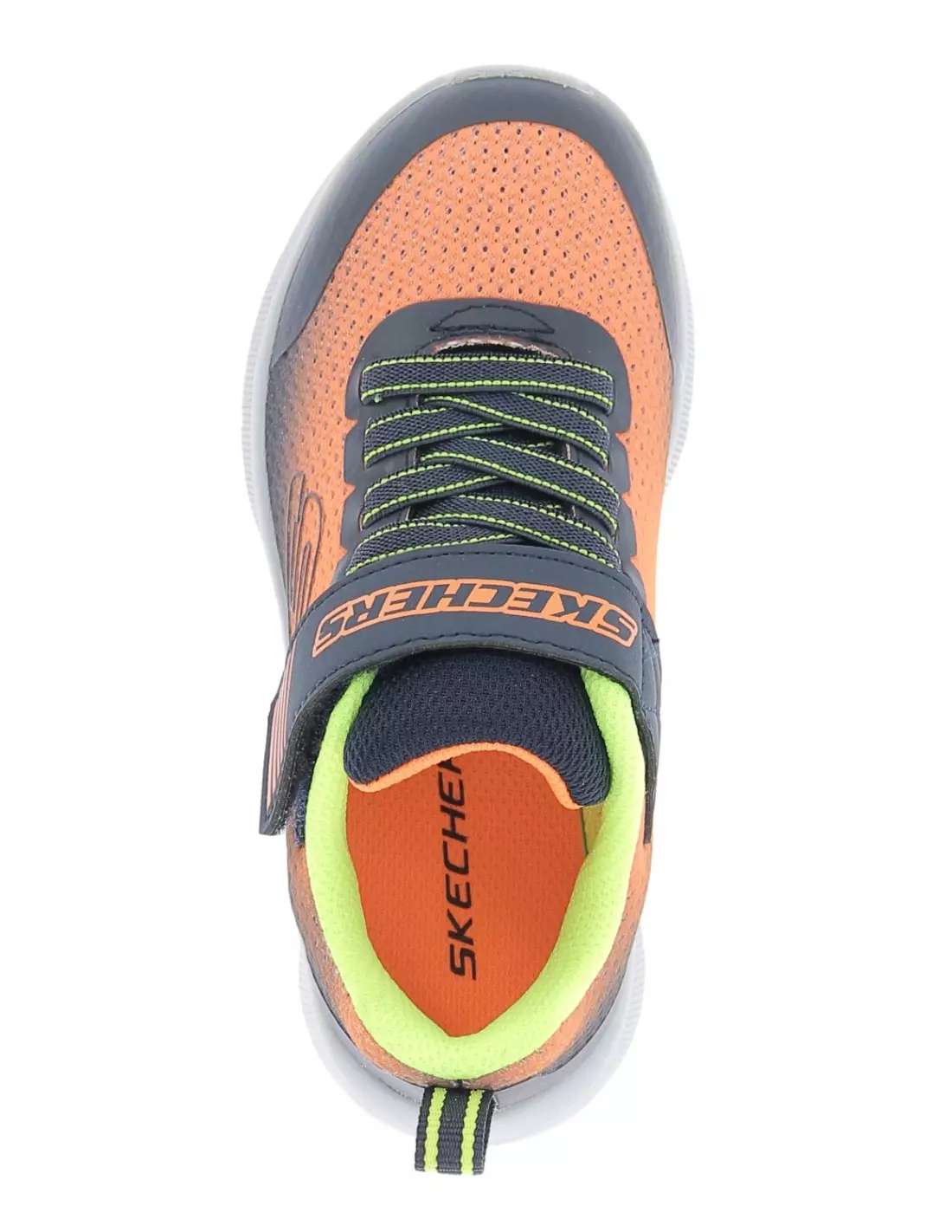 SKECHERS MICROSPEC ZROVA - Baskets ORANGENAVY