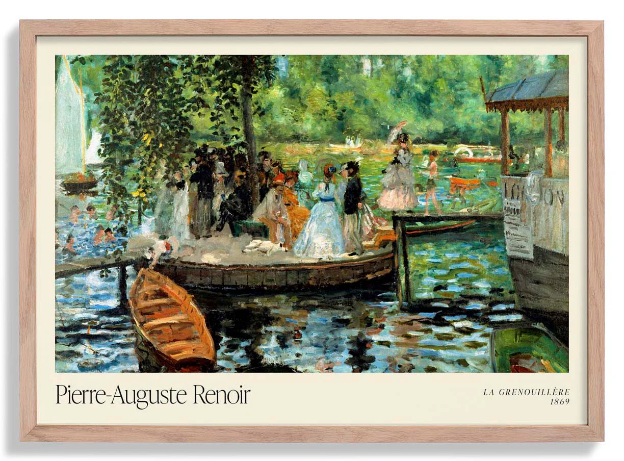 La Grenouillère Kunstausstellung von Pierre A. Renoir