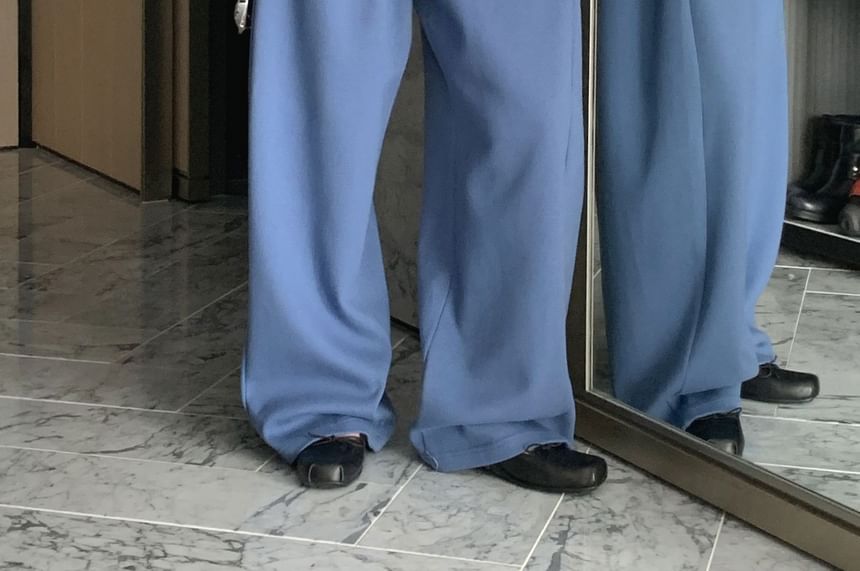SeoulPop - Effen losse joggingbroek met trekkoord in de taille
