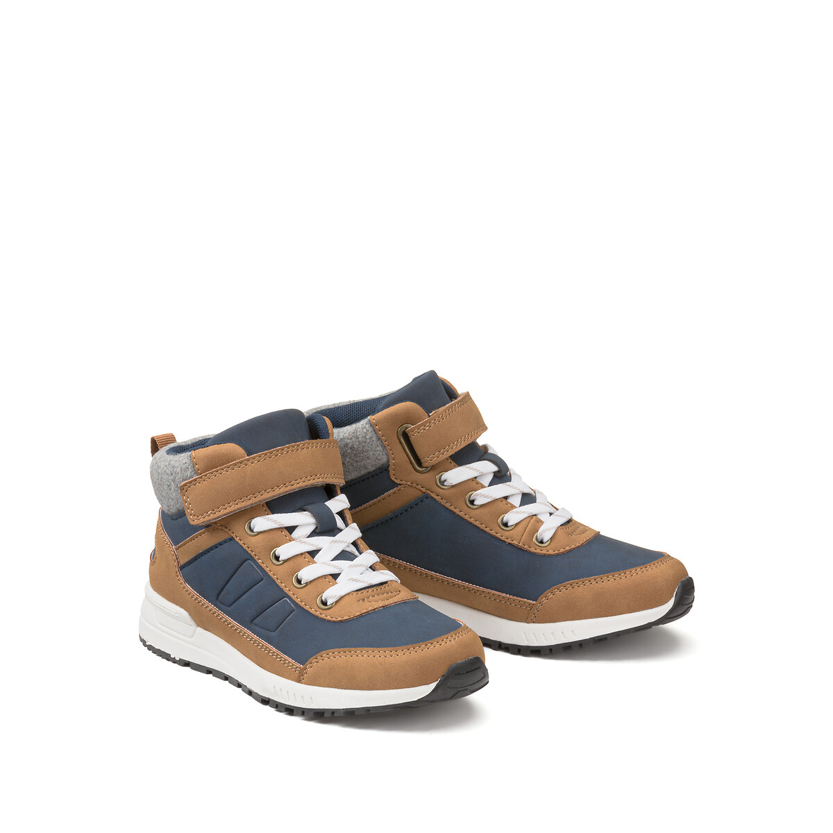 COLEÇÕES LA REDOUTE<br>Tênis de cano alto com cadarços elásticos