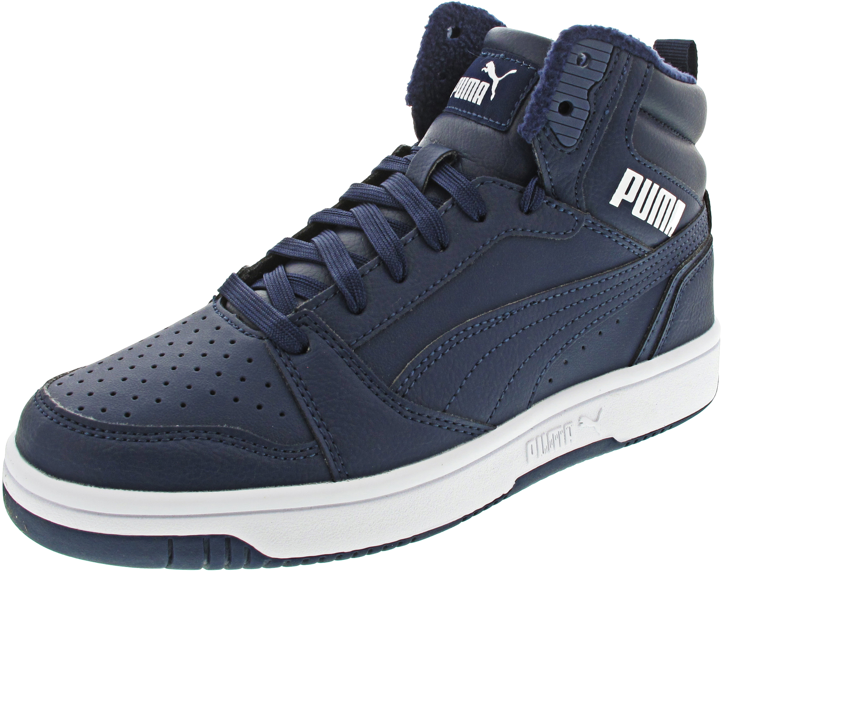 Puma Rebound V6 Mid WTR Jr Sneaker blau