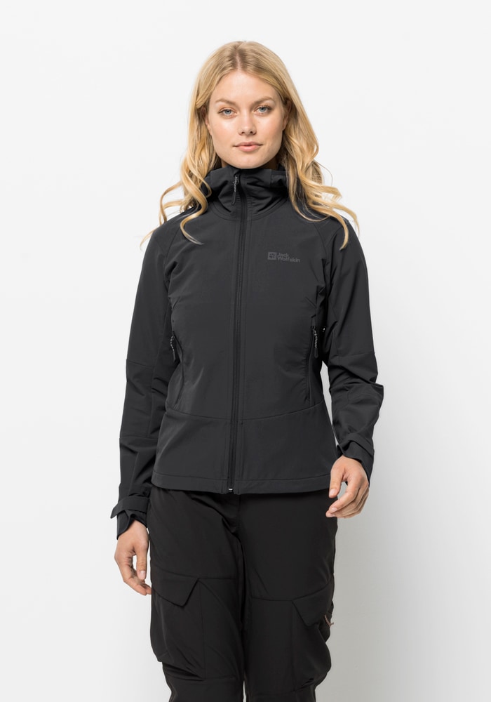 Jack Wolfskin Softshelljacke »KAMMWEG JKT W« mit Kapuze