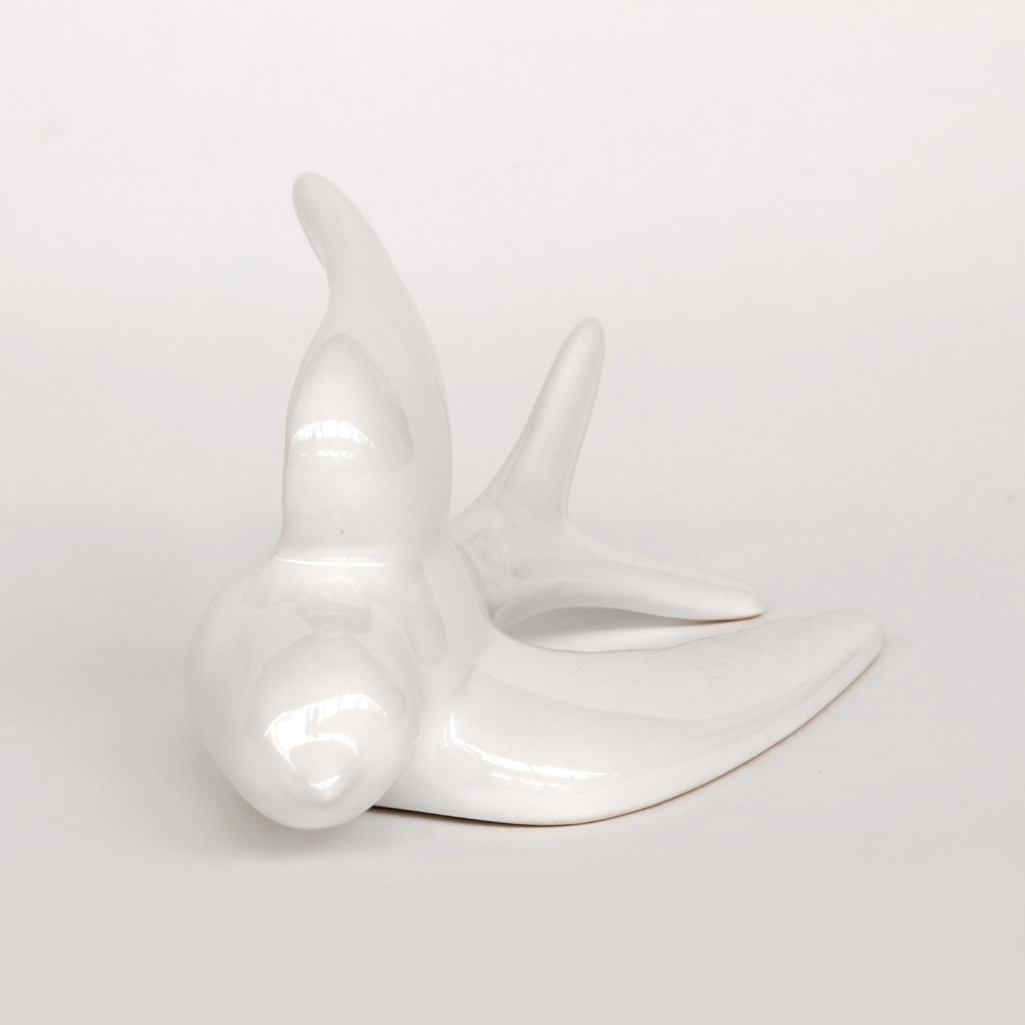 Schwalbe zur Wandbefestigung S, weiß, T 8 cm, B 16 cm, H 12 cm von fischer's lagerhaus