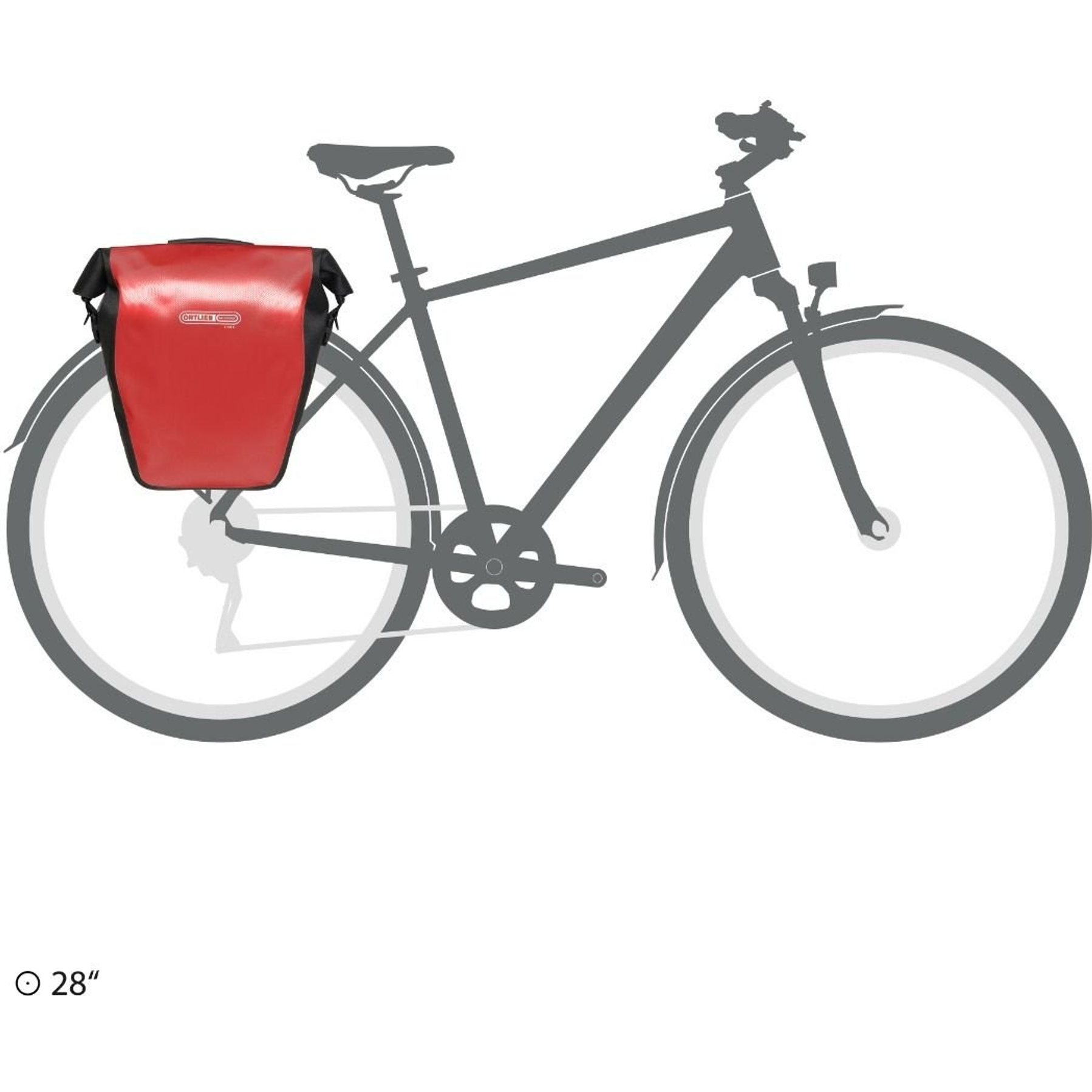 Ortlieb Back-Roller Core Enkele Fietstas