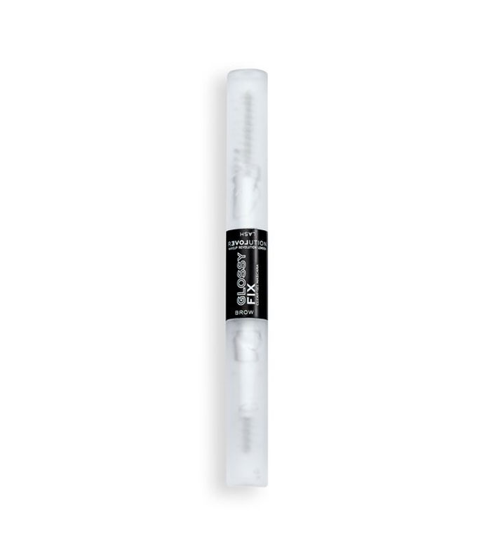 Revolution Relove - Gel para sobrancelhas e rímel Glossy Fix - Transparente