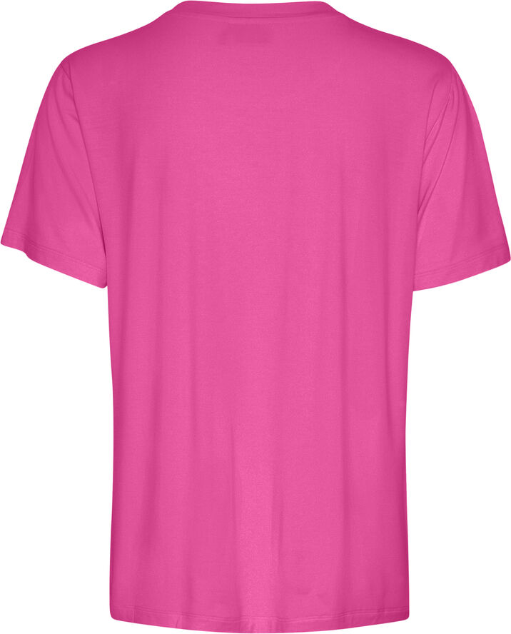 Kaffe KAfrida O-neck T-Shirt Rose violet