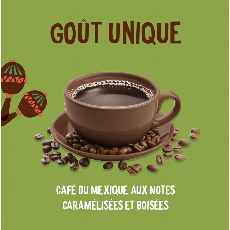 Café moulu Bio Alter Eco Mexique - Paquet de 260 g