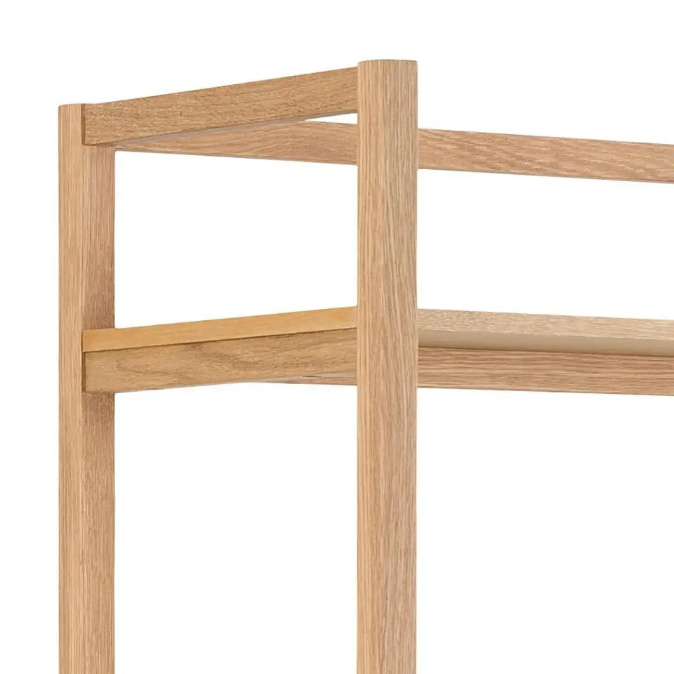 Boekenkast Naturel - 80x40x199,2cm - Mista