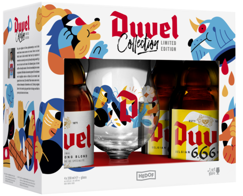 Duvel Design Cadeaupakket met glas