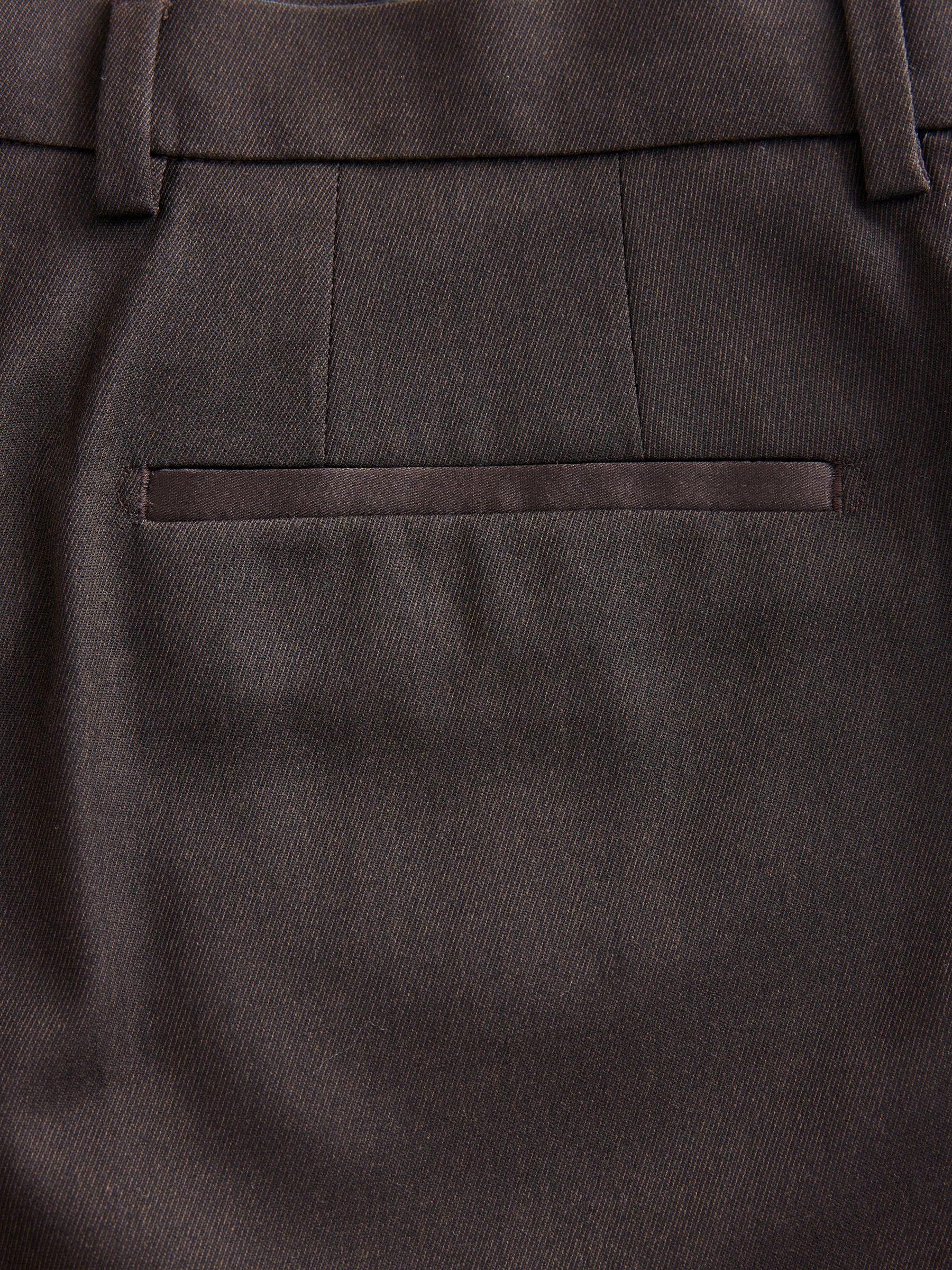 Bruin - Slim-fit smoking pantalon