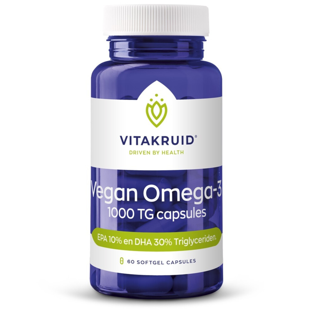 Vitakruid Omega 3 1000 TG Vegan60 softgels