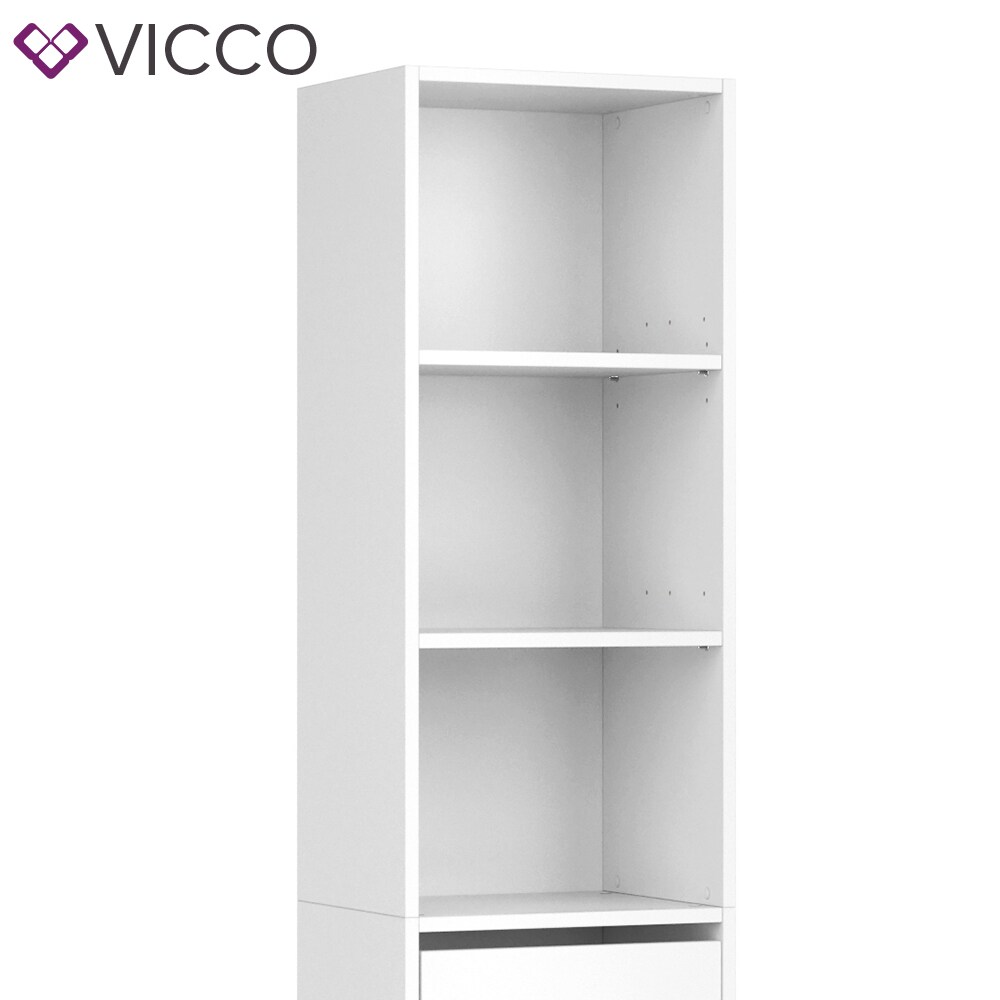 Vicco Kleiderschrank GUEST - Regal Schlafzimmer Erweiterung geteilt Schublade