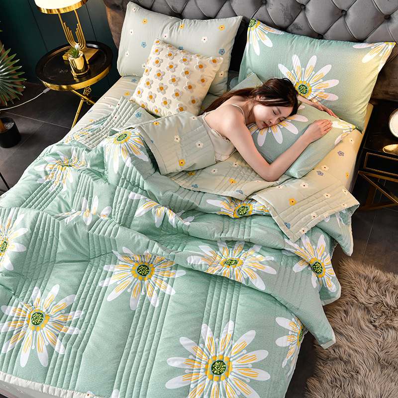 Cool Ice Silk Summer Cartoon Blanket