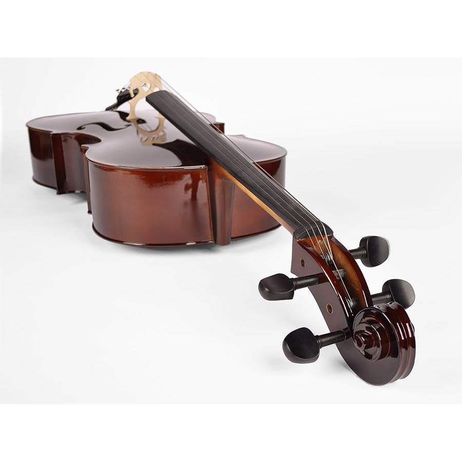 Leonardo LC-2044 4/4 cello met strijkstok en draagtas