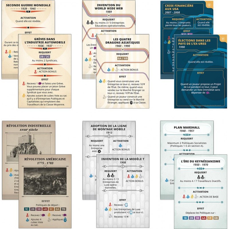 Hegemony : Événements historiques (Extension)