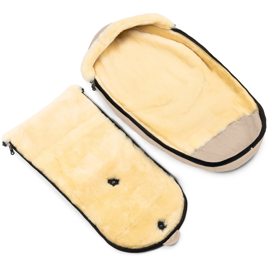 Werner Christ Baby Lammfellfußsack LADIS cloud