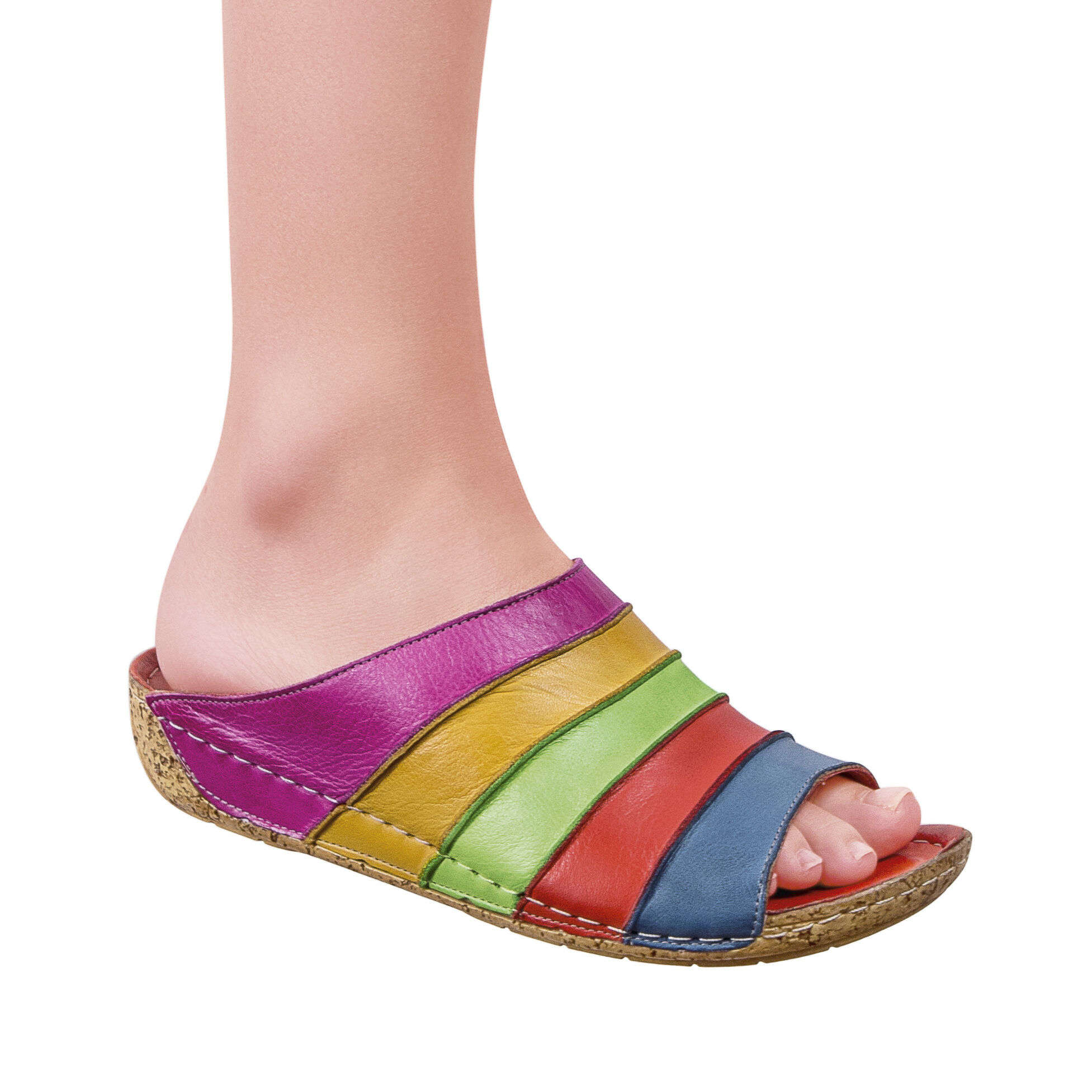 Gemini Pantolette in buntem Farbmix