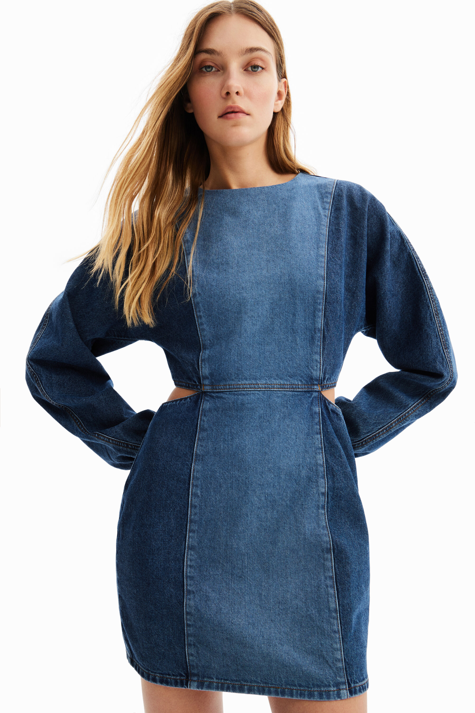 Robe découpes Circular Denim