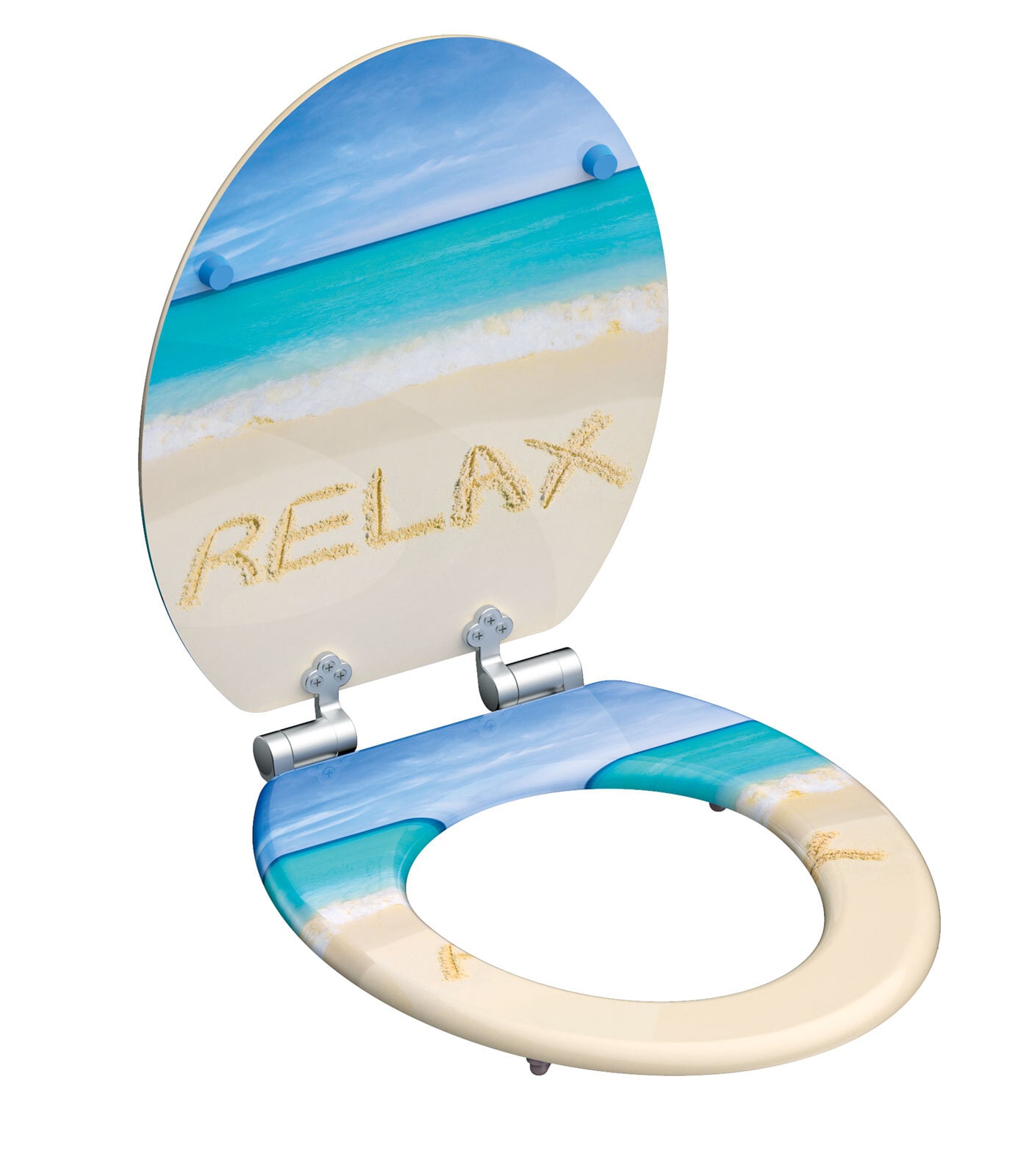 SCHÜTTE MDF WC-Sitz mit Holzkern Relax, Absenkautomatik
