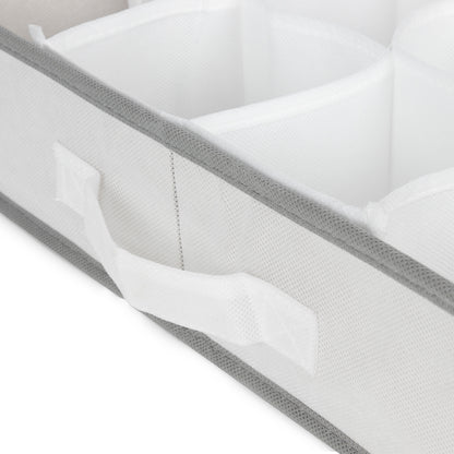 Organisateur de tiroir 16 compartiments Life blanc et gris