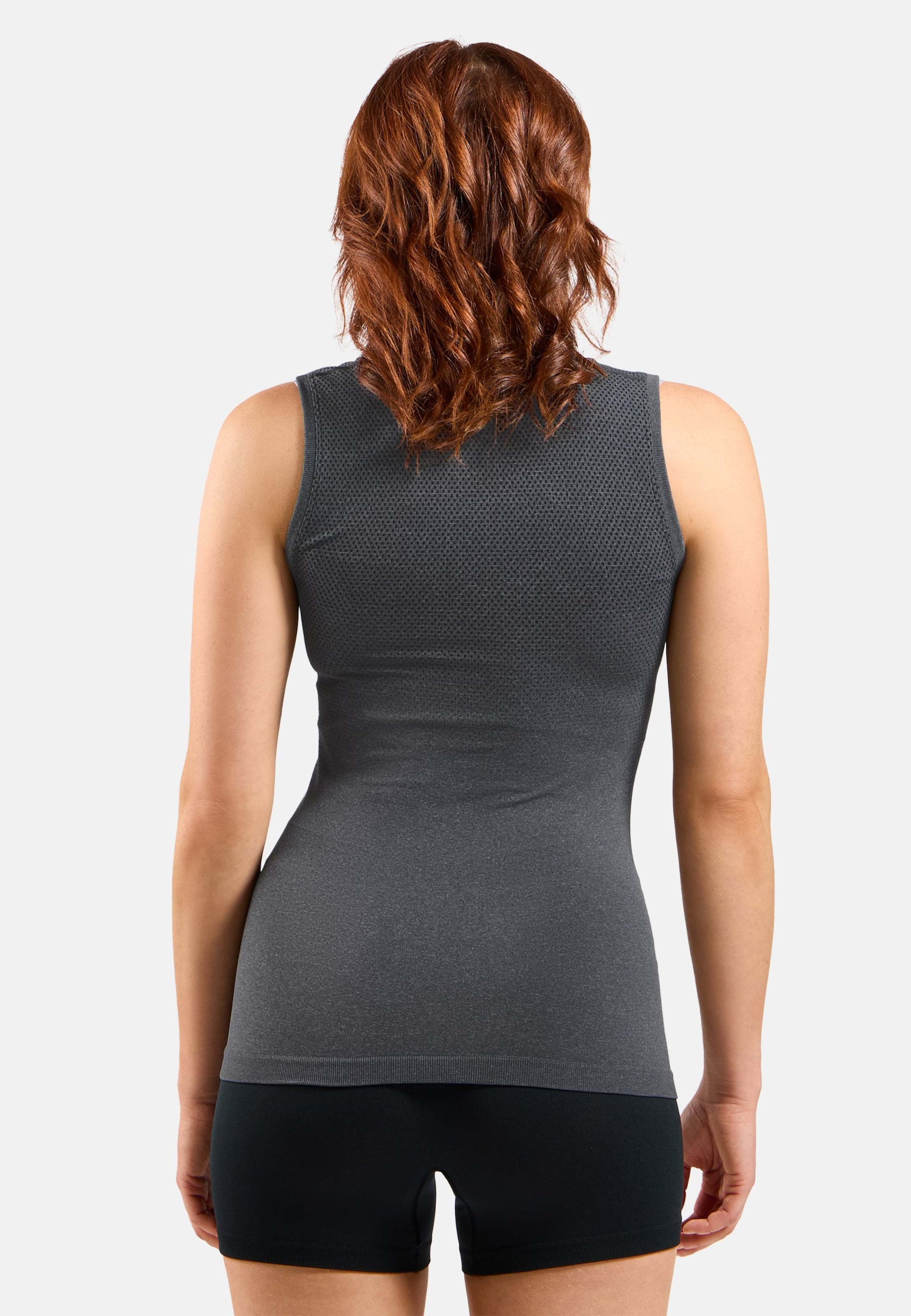 Performance Light Base Layer Singlet in grey melange