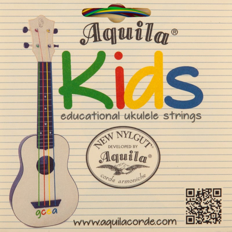 Aquila 160U Kids multicolor set snaren voor ukelele