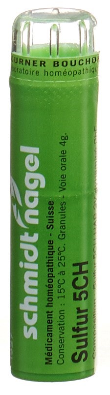 SCHMIDT-NAGEL Sulfur 5 CH<br>4 g, Granulat