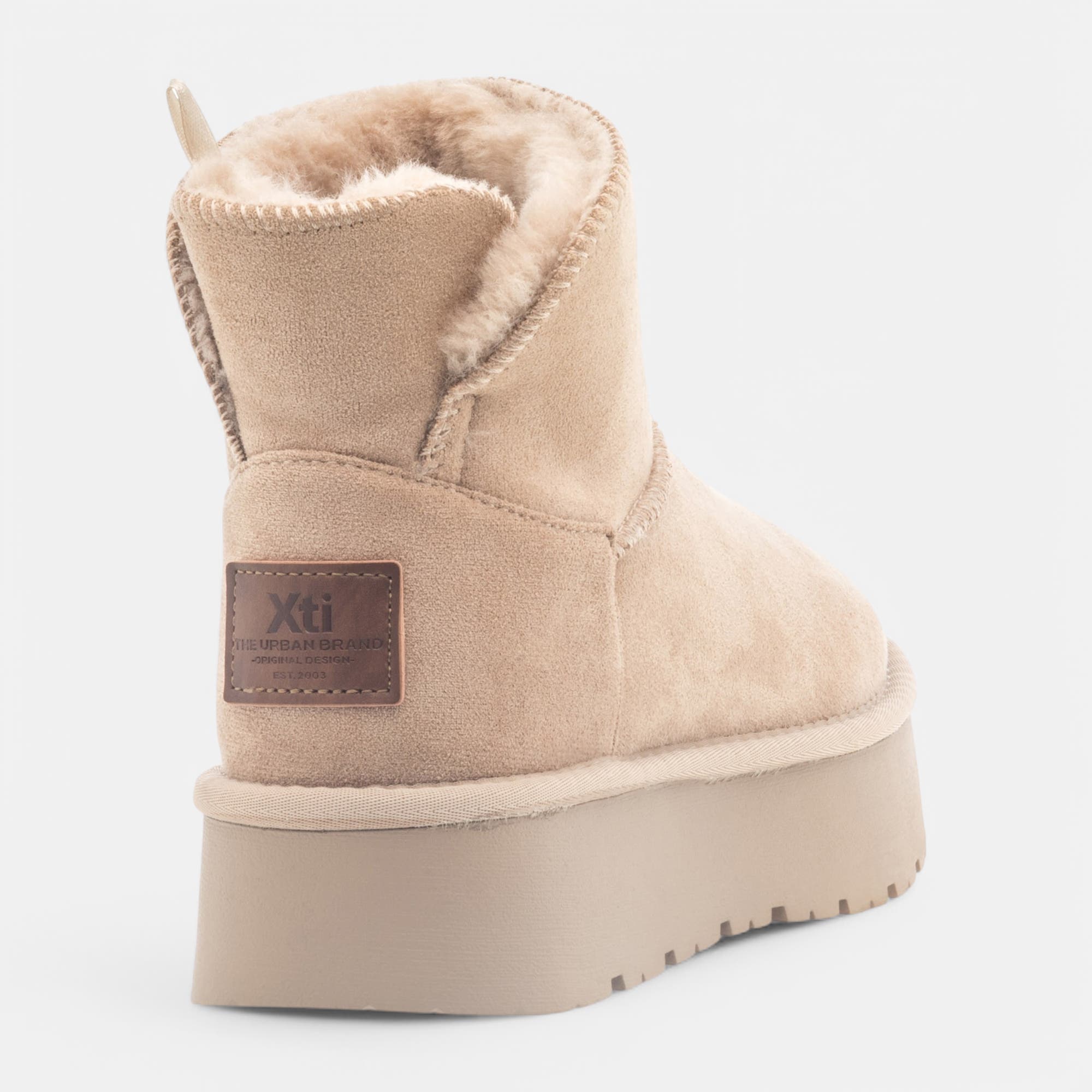 Boots Femme beige