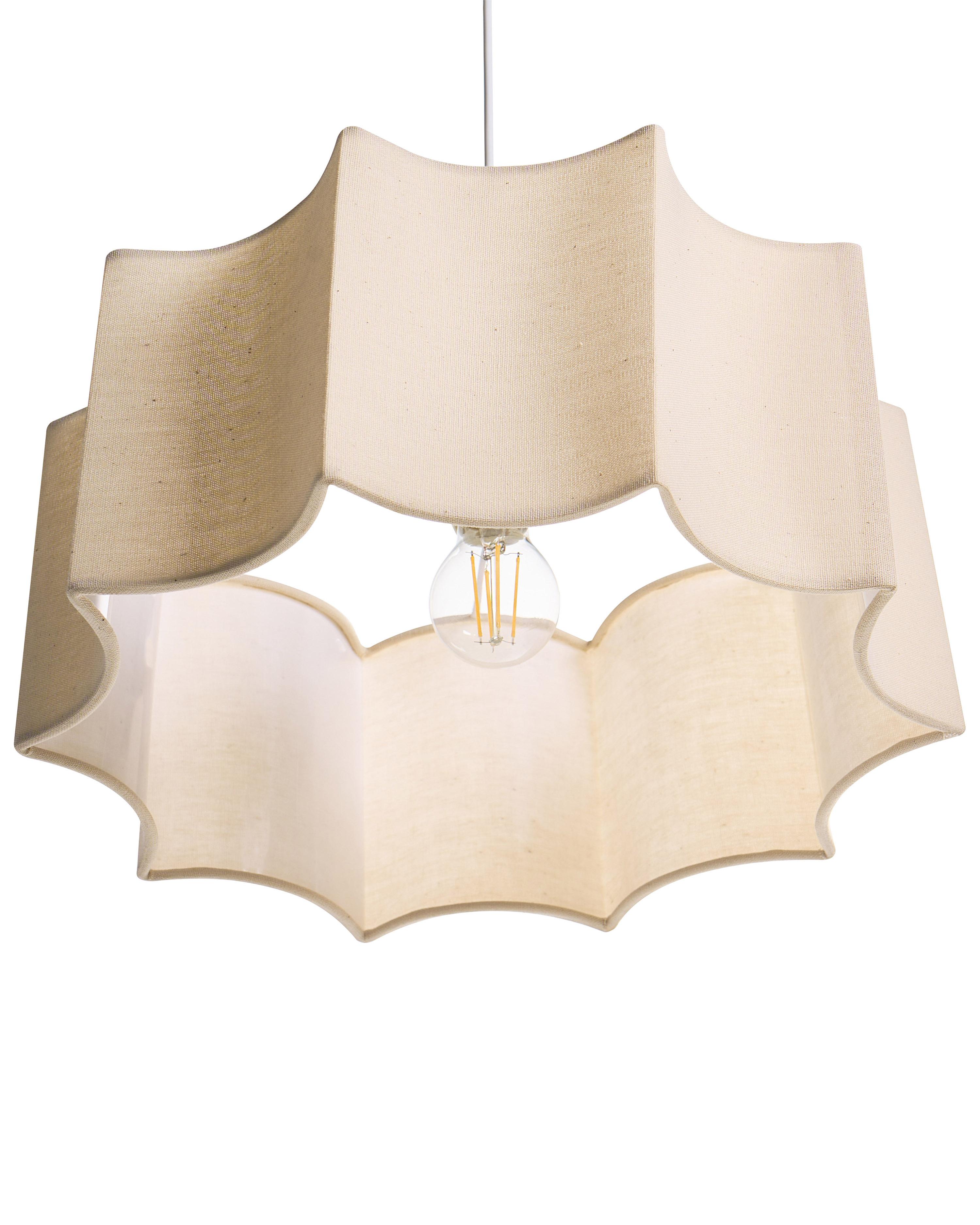 Hanglamp LUENHA Metaal Beige