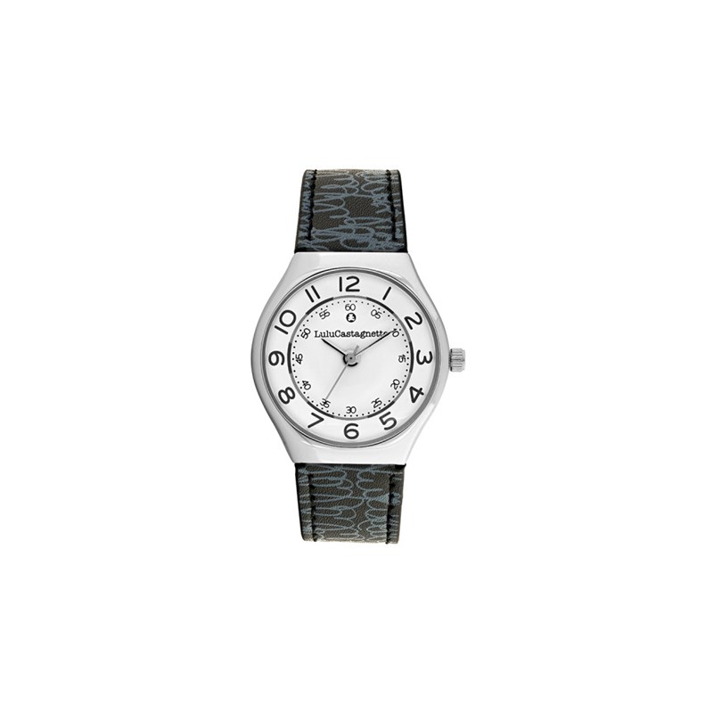 Montre fille analogique Lulu Castagnette - Bracelet cuir - Mini Star
