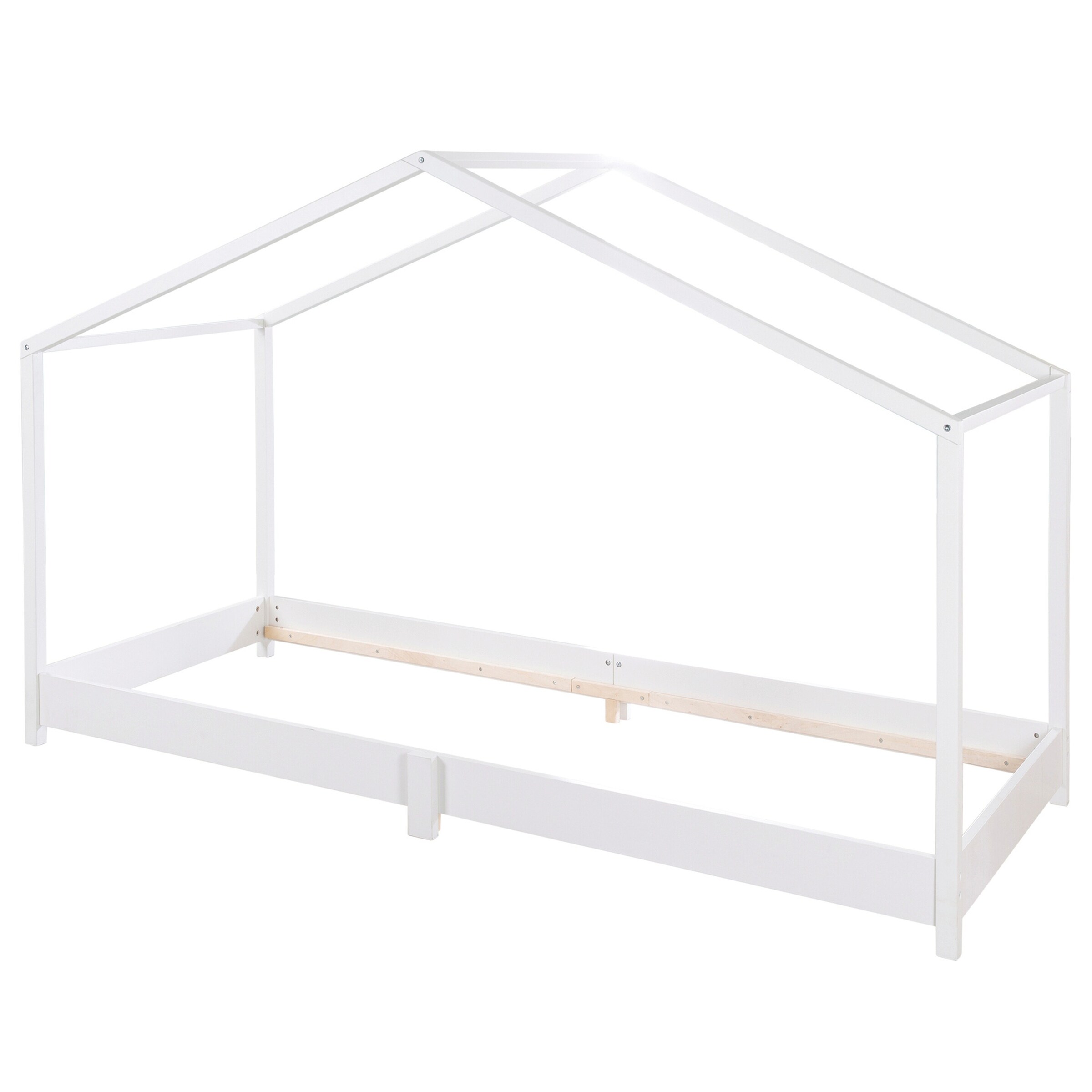 roba Hausbett 90 x 200 cm, Bodenbett weiß