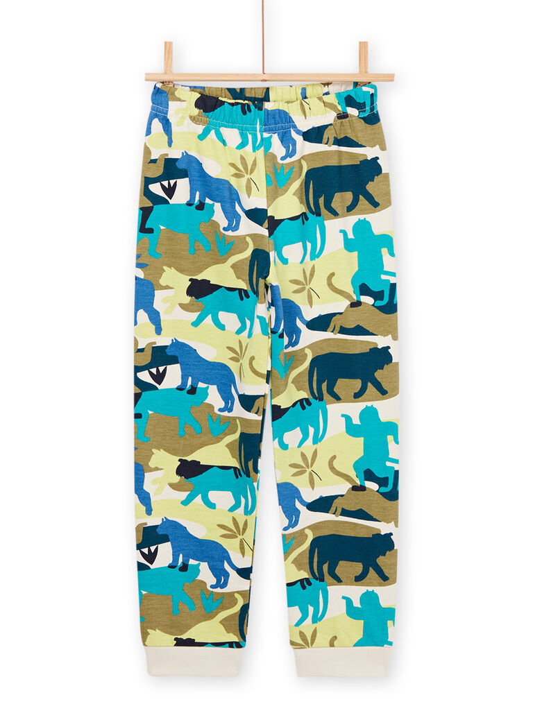 Pyjama à imprimé animalier