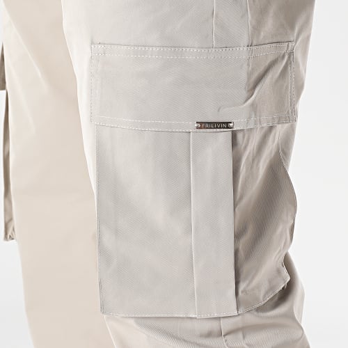 Pantalon Cargo Beige