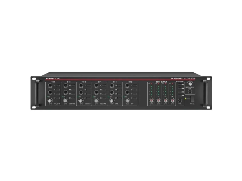 Monacor PA-6040MPX, Sort